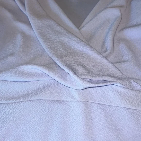 Boohoo OFF THE SHOULDER WRAP MIDI BODYCON DRESS EUC!! - Picture 5 of 10